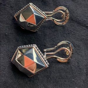 Lagos sterling silver earrings